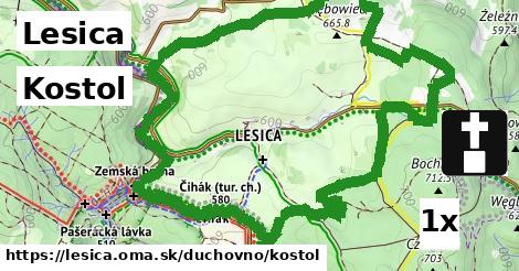 Kostol, Lesica