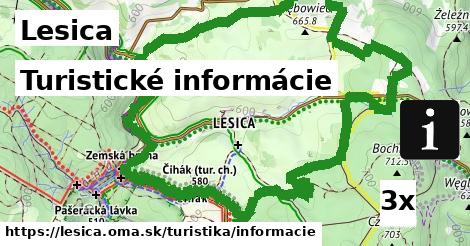 Turistické informácie, Lesica