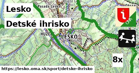 detské ihrisko v Lesko