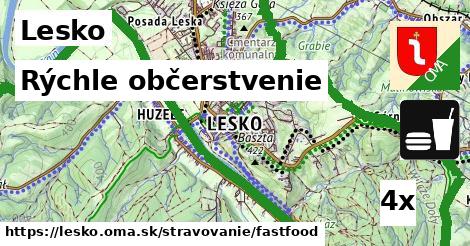 rýchle občerstvenie v Lesko