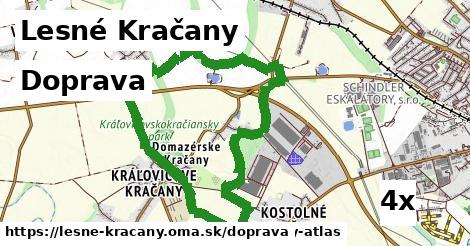 doprava v Lesné Kračany