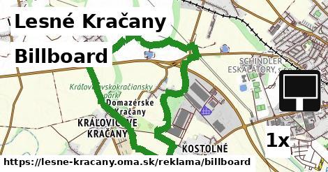 Billboard, Lesné Kračany