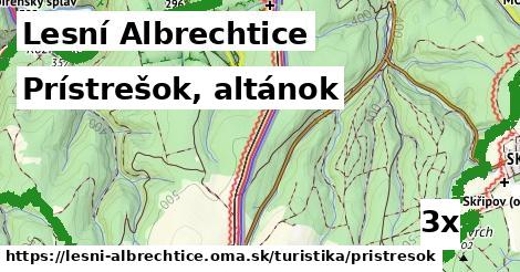 Prístrešok, altánok, Lesní Albrechtice