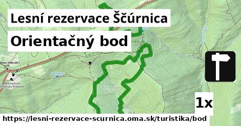 Orientačný bod, Lesní rezervace Ščúrnica