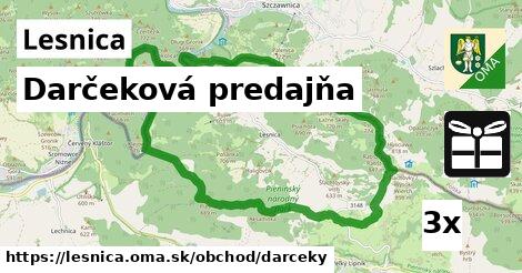 Darčeková predajňa, Lesnica