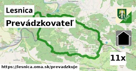 prevádzkovateľ v Lesnica