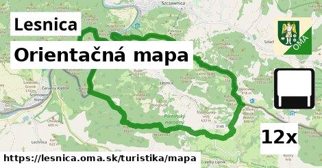 Orientačná mapa, Lesnica