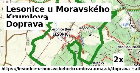 doprava v Lesonice u Moravského Krumlova