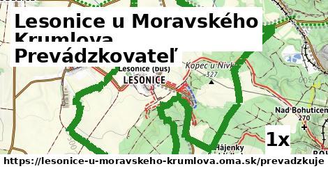 prevádzkovateľ v Lesonice u Moravského Krumlova