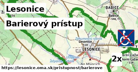 Barierový prístup, Lesonice