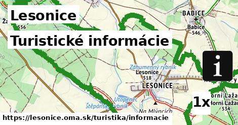 Turistické informácie, Lesonice