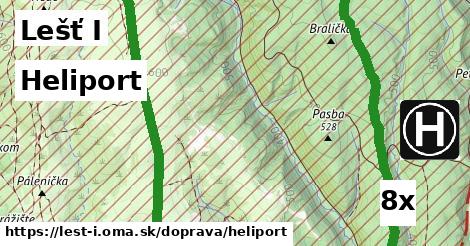 Heliport, Lešť I