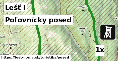 Poľovnícky posed, Lešť I