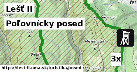 Poľovnícky posed, Lešť II