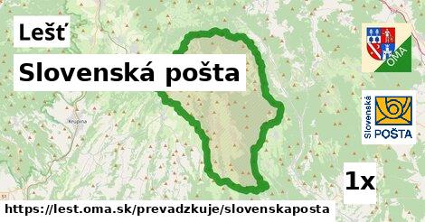 Slovenská pošta, Lešť