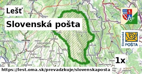 Slovenská pošta, Lešť