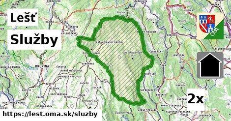 služby v Lešť
