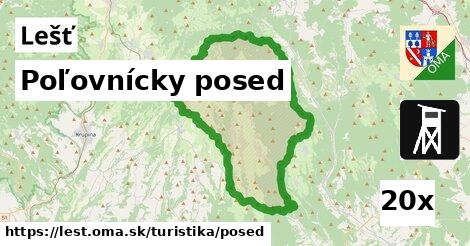 Poľovnícky posed, Lešť