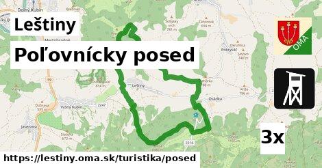 Poľovnícky posed, Leštiny