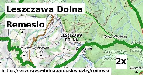 Remeslo, Leszczawa Dolna