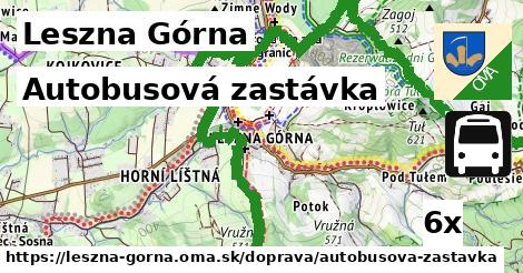 Autobusová zastávka, Leszna Górna