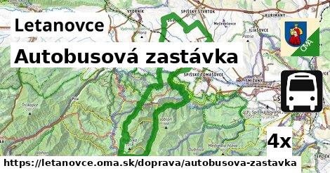 Autobusová zastávka, Letanovce