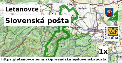Slovenská pošta, Letanovce