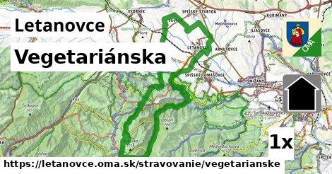 Vegetariánska, Letanovce