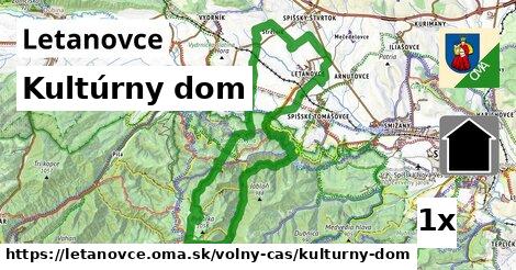 Kultúrny dom, Letanovce