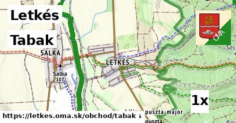 Tabak, Letkés