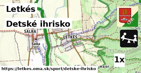 Detské ihrisko, Letkés