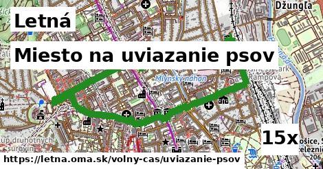 Miesto na uviazanie psov, Letná