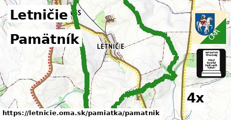 Pamätník, Letničie