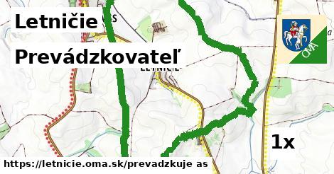 prevádzkovateľ v Letničie