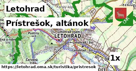 Prístrešok, altánok, Letohrad