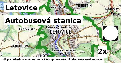 autobusová stanica v Letovice
