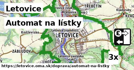 Automat na lístky, Letovice