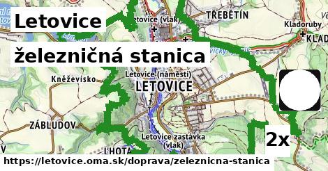 železničná stanica, Letovice