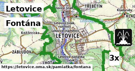 fontána v Letovice