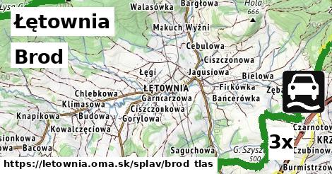Brod, Łętownia