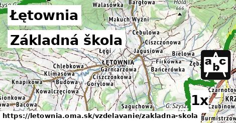 Základná škola, Łętownia