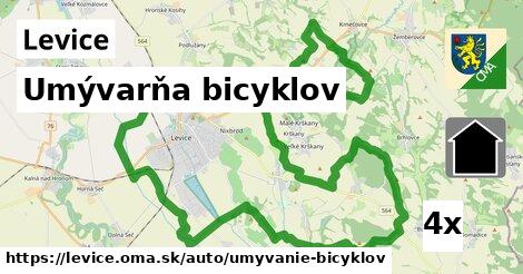 Umývarňa bicyklov, Levice