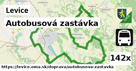 Autobusová zastávka, Levice