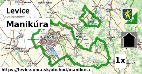 Manikúra, Levice