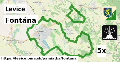 Fontána, Levice