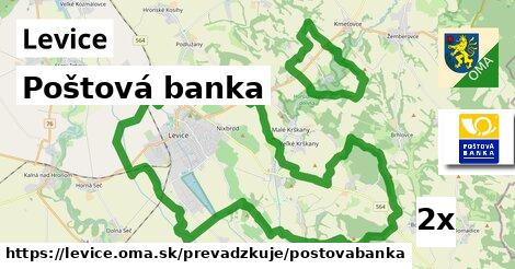 Poštová banka, Levice