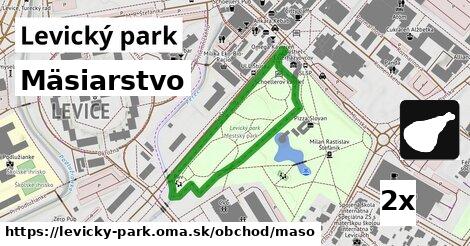 Mäsiarstvo, Levický park