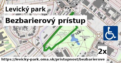 Bezbarierový prístup, Levický park