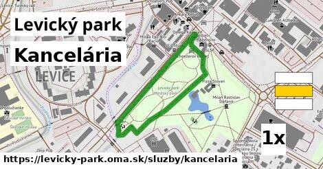 Kancelária, Levický park