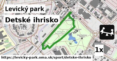 Detské ihrisko, Levický park